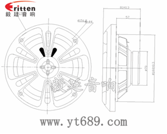 6.5寸（179.5mm）全频汽车喇叭